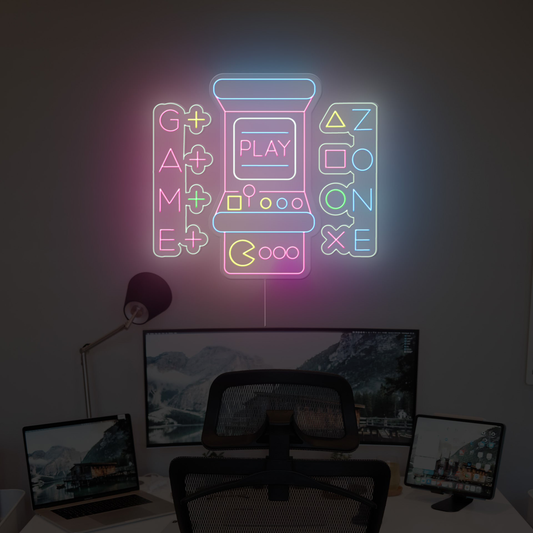 Game Station Neon Sign