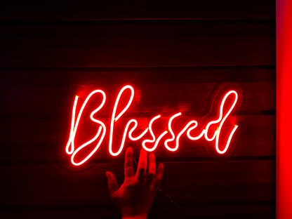 red Believe Neon Sign