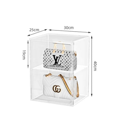 Acrylic Luxury Shoe & Handbag Storage Box