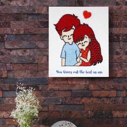 Couples String Art Board - The Best In Me