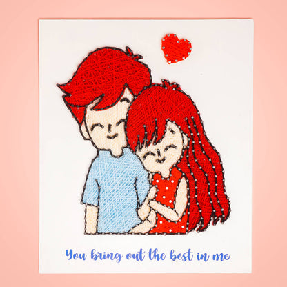 Couples String Art Board - The Best In Me