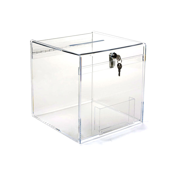 Plastic Ticket Collection Box With Lock – Laser Cut Studio