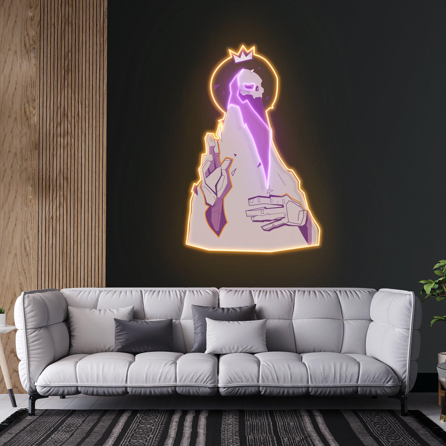 Pray Led Neon Acrylic Artwork