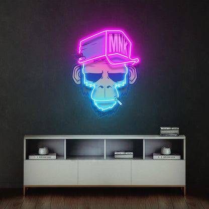 Spoiled Monkey Led Neon Acrylic Artwork