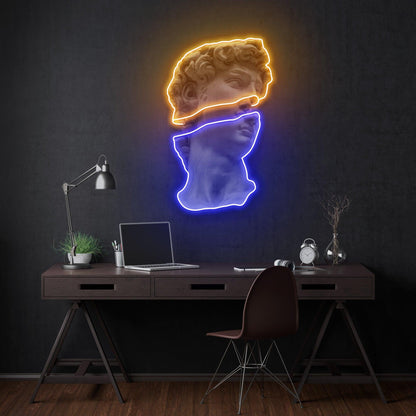 Statue of David Led Neon Acrylic Artwork