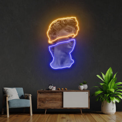 Statue of David Led Neon Acrylic Artwork