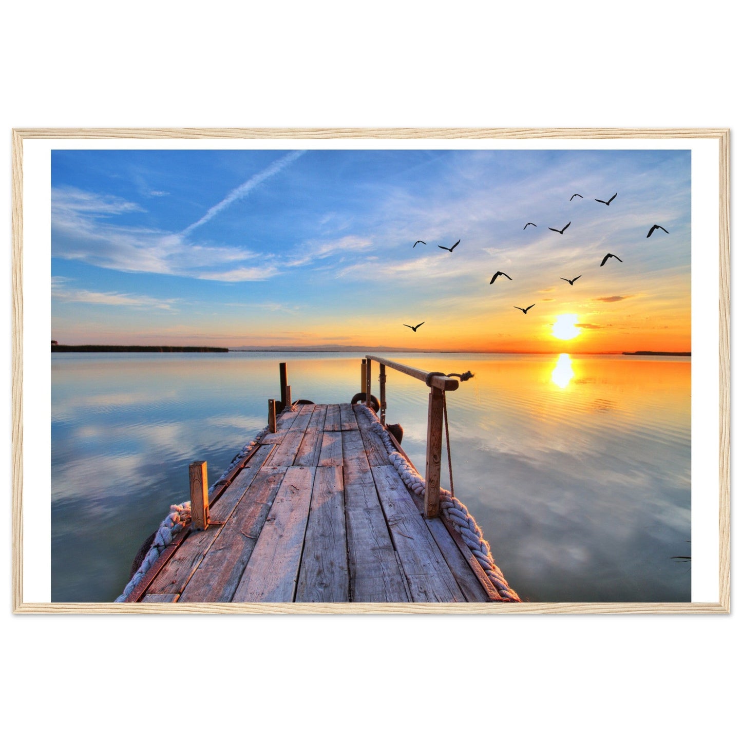 Premium Matte Paper Wooden Framed Poster