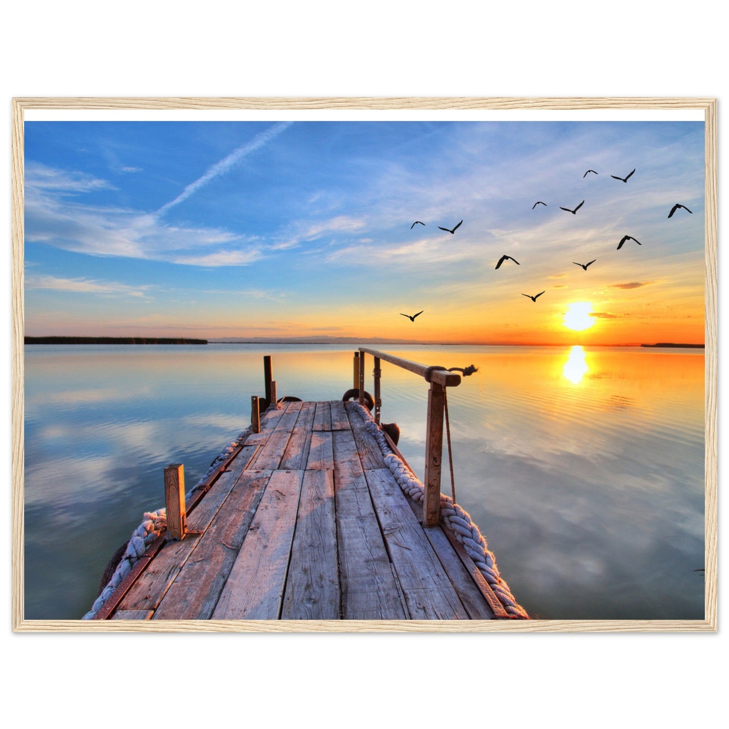 Premium Matte Paper Wooden Framed Poster