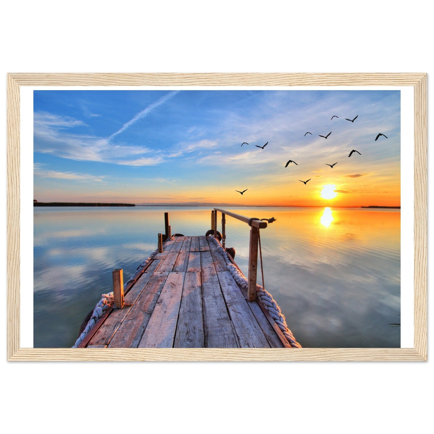 Premium Matte Paper Wooden Framed Poster