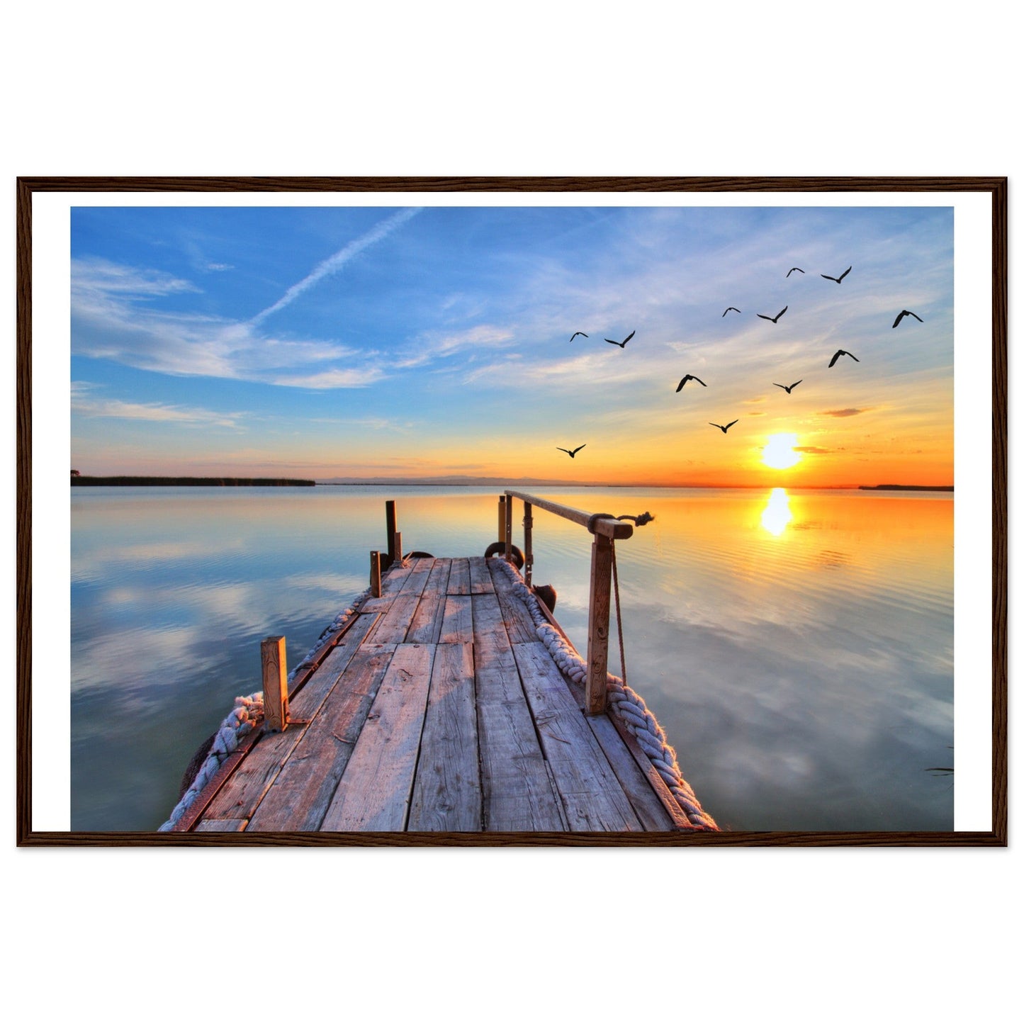 Premium Matte Paper Wooden Framed Poster