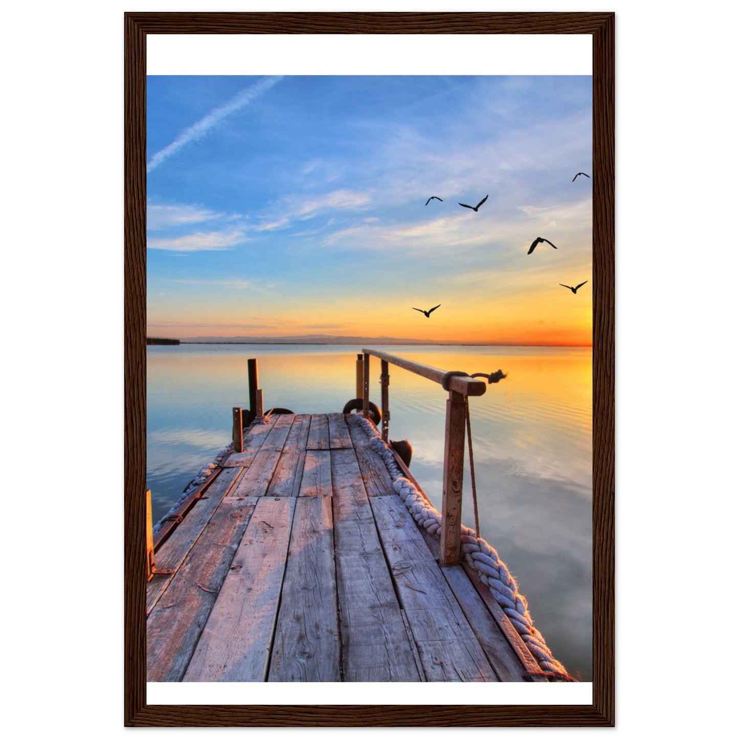 Premium Matte Paper Wooden Framed Poster