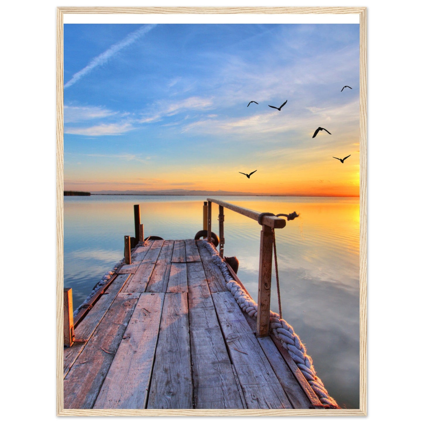 Premium Matte Paper Wooden Framed Poster