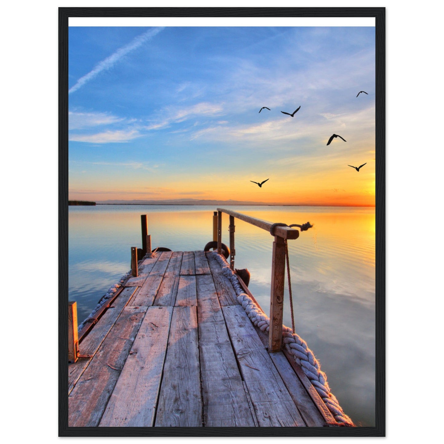 Premium Matte Paper Wooden Framed Poster