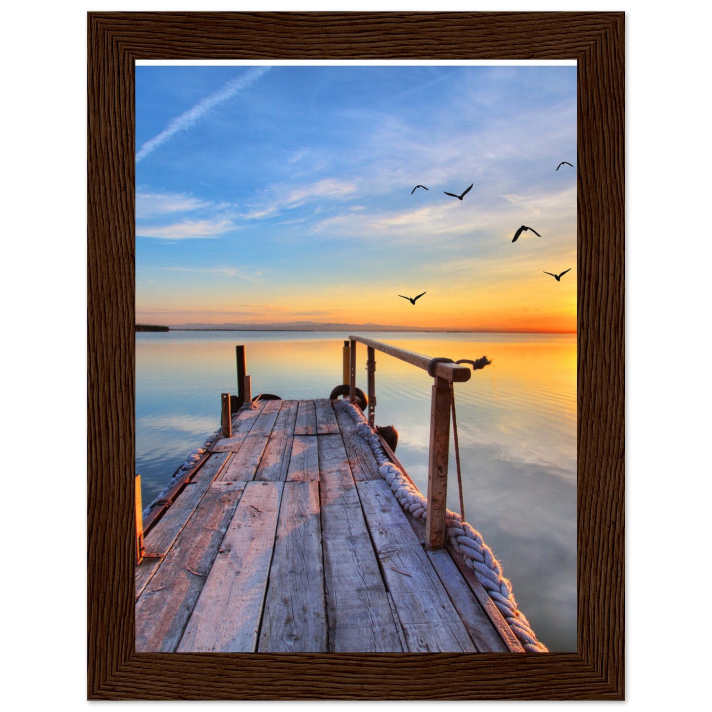 Premium Matte Paper Wooden Framed Poster