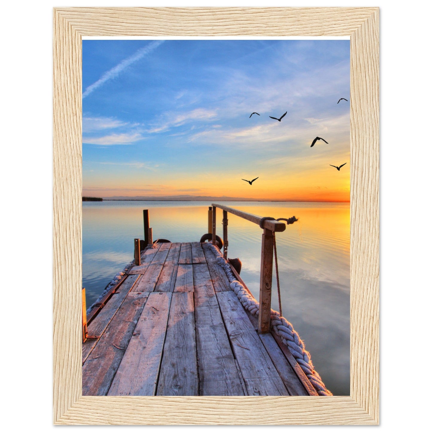 Premium Matte Paper Wooden Framed Poster