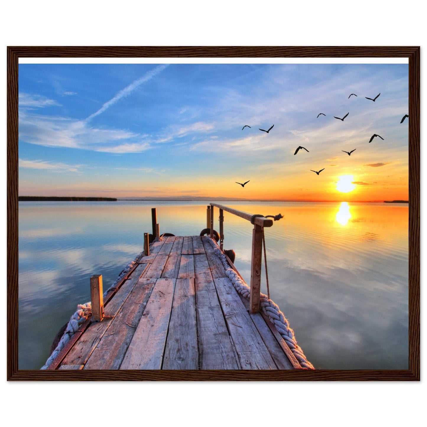 Premium Matte Paper Wooden Framed Poster