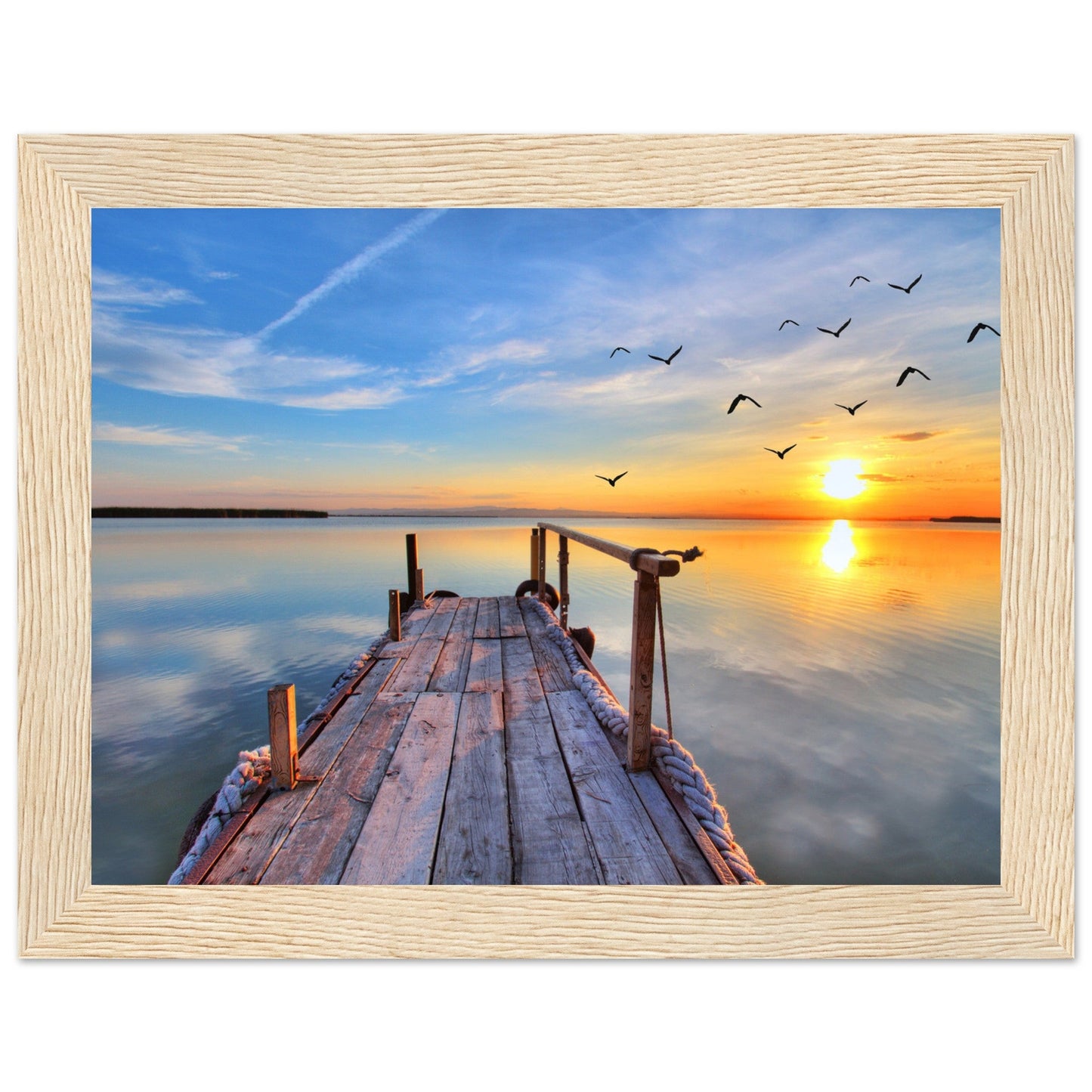 Premium Matte Paper Wooden Framed Poster