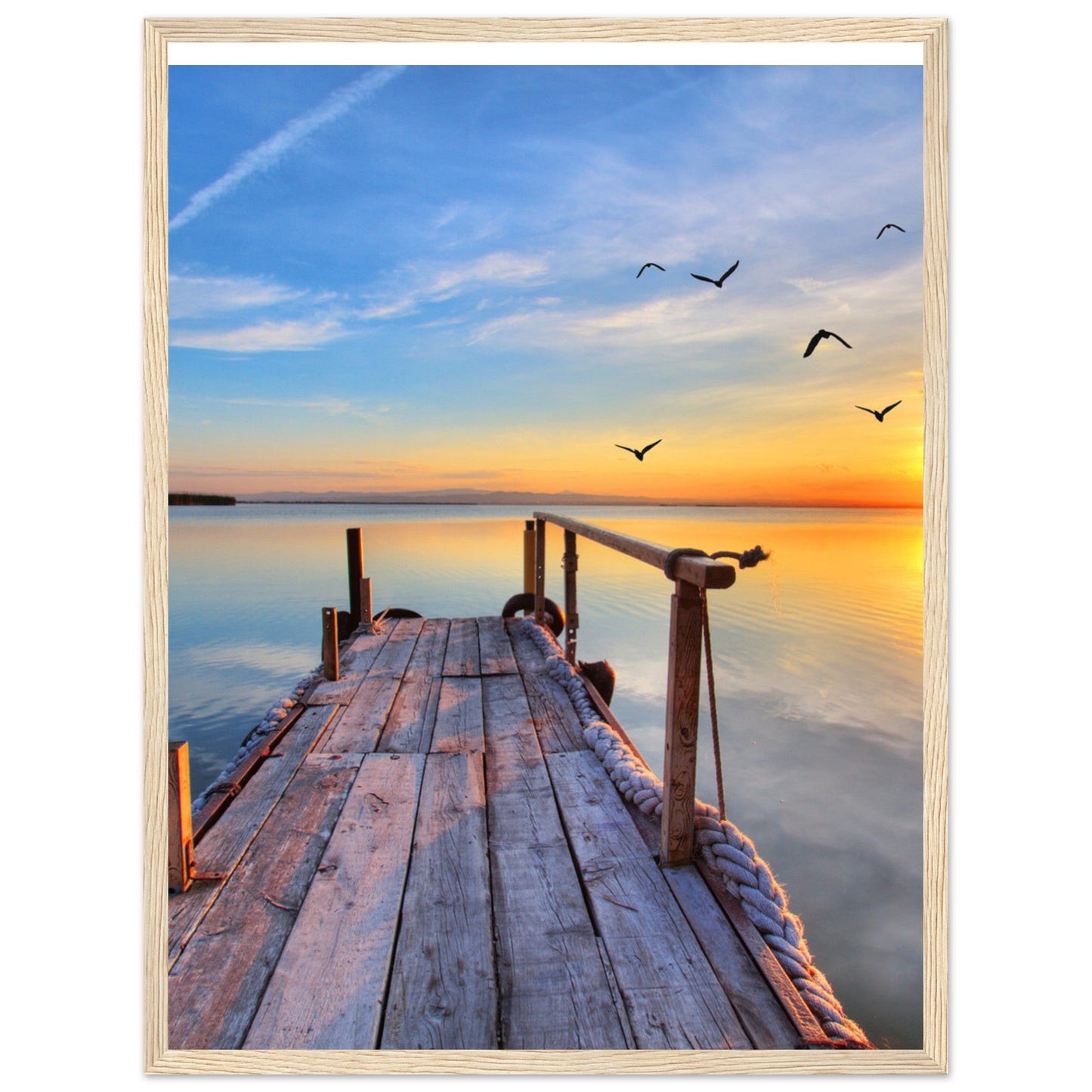 Premium Matte Paper Wooden Framed Poster