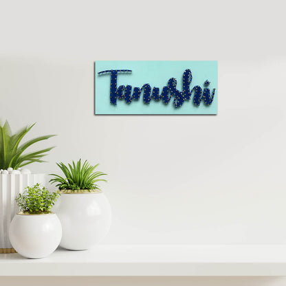 Personalised String Art Name Plate